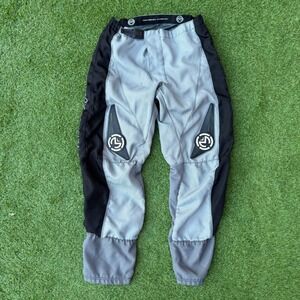 Moose Racing USA MX Off Road Riding Pants Mens 30 Gray Motorcycle Dirt Bike‎